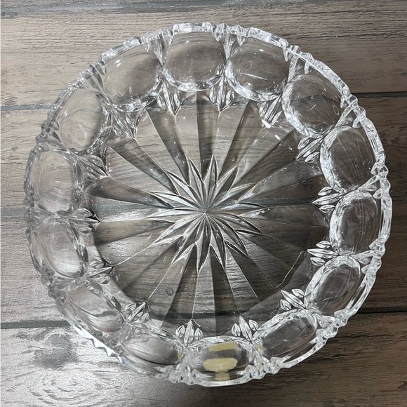 Beyer Bleikristall Vintage Never Displayed Crystal Holiday Nut/CandyDish Bowl - Picture 2 of 5
